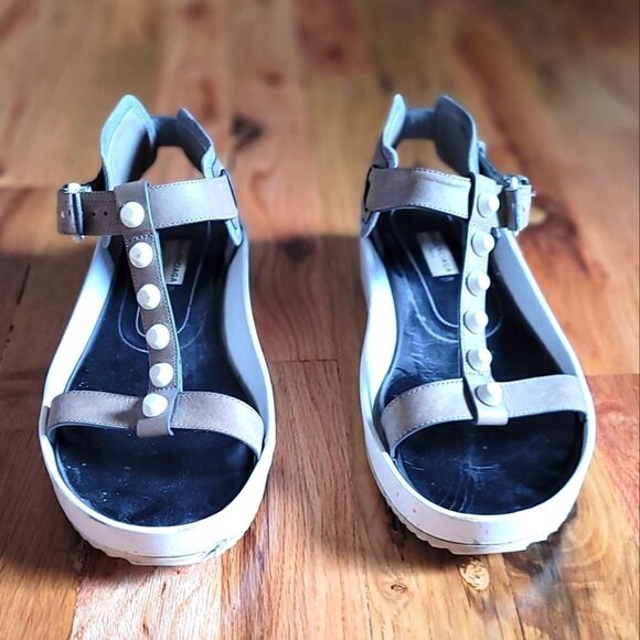 Balenciaga Studded Platform T Strap Sandals Size 40(9.5US) - Picture 4 of 9